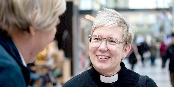 Seurakuntapastori Minna Ohlis.